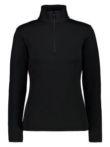 CMP Bluza polarowa w kolorze czarnym rozmiar: 50. Czarne bluzy CMP, bez wzorów, z materiału, bez kaptura. Za 126,45 zł.