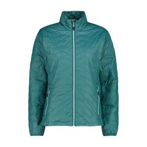 Kurtka puchowa z kapturem dla kobiet CMP. Zielone kurtki CMP, na zimę, bez wzorów, z puchu, z kapturem. Za 340,00 zł.