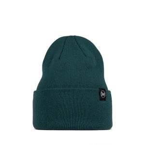 Czapka BUFF KNITTED BEANIE LILON SILVERSAGE. Zielone czapki Buff, bez wzorów, z materiału, eleganckie. Za 82,49 zł.