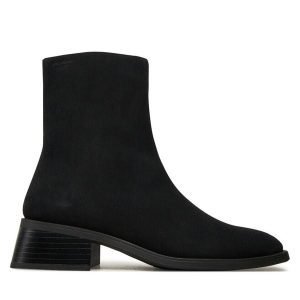 Botki Vagabond Shoemakers. Czarne botki Vagabond Shoemakers, bez wzorów, bez obcasa, na słupku, bez zapięcia. Za 579,99 zł.