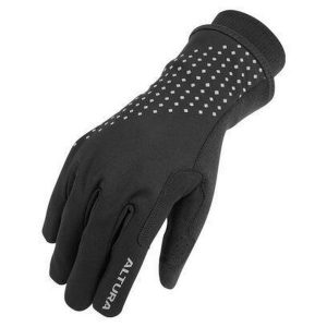 Długie izolacyjne rękawice wodoodporne Altura Nightvision. Czarne rękawiczki ALTURA, bez wzorów. Za 285,00 zł.