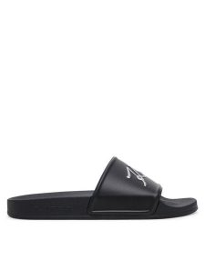 KARL LAGERFELD Klapki Kondo 2.0 KL80910 Czarny. Czarne klapki KARL LAGERFELD, bez wzorów, z tworzywa sztucznego, bez obcasa. Za 399,99 zł.