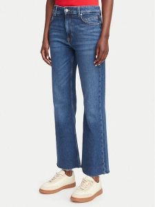 BOSS Jeansy Angela 50564436 Granatowy Flared Fit. Niebieskie jeansy Boss, bez wzorów, z bawełny. Za 499,99 zł.