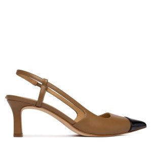 Czółenka MICHAEL Michael Kors. Brązowe czółenka MICHAEL Michael Kors, bez wzorów, bez obcasa, bez zapięcia. Za 769,99 zł.