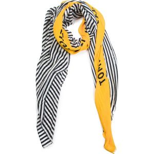 Szal TOMMY HILFIGER - Sailing Stripe Print Scarf AW0AW06191 Kolorowy. Apaszki i chusty marki TOMMY HILFIGER. Za 229,00 zł.