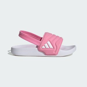Klapki Adilette Estrap 2.0 Slides Children. Białe klapki ADIDAS, bez wzorów, bez obcasa. Za 109,00 zł.