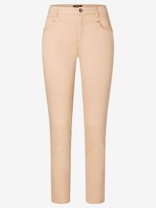 More & More Dżinsy - Skinny fit - w kolorze beżowym rozmiar: 40. Brązowe jeansy More & More, z aplikacjami, z podwyższonym stanem. Za 140,53 zł.
