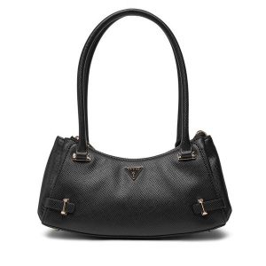 Torebka Guess. Czarne torebki klasyczne Guess, z aplikacjami, bez dodatków. Za 349,99 zł.