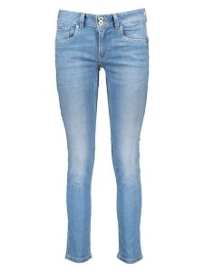 Pepe Jeans Dżinsy "New Brooke" - Slim fit - w kolorze błękitnym rozmiar: W29/L32. Niebieskie jeansy Pepe Jeans, z aplikacjami, z jeansu. Za 170,47 zł.