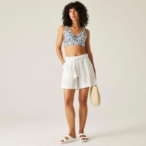 Góra od stroju kąpielowego damska Paloma. Niebieskie bikini Regatta, bez wzorów, z tkaniny. Za 157,50 zł.