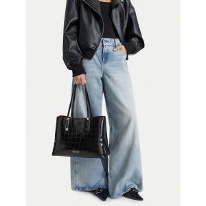 Torebka Nine West. Czarne torebki klasyczne Nine West, bez wzorów, bez dodatków. Za 329,99 zł.