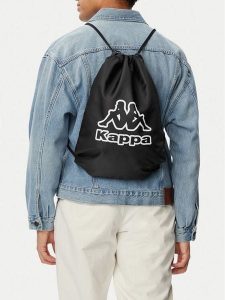 Kappa Worek CWBEO-KPA-B-009-07 Czarny. Czarne torebki klasyczne Kappa, bez wzorów, z materiału, bez dodatków. Za 49,99 zł.