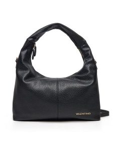 Valentino Torebka Stem Re VBS8P107 Czarny. Czarne torebki klasyczne Valentino, bez wzorów, ze skóry, bez dodatków. Za 419,99 zł.