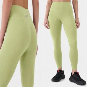 LEGGINSY DAMSKIE 4F TRENINGOWE WYSOKI STAN KOLOR CZARNY. Czarne legginsy 4f, bez wzorów, z materiału, z podwyższonym stanem, długie. Za 119,99 zł.