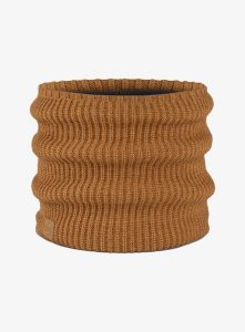 Komin na szyję Buff Rutger Neckwarmer - copper. Brązowe szaliki Buff, na zimę, bez wzorów, z materiału. Za 109,99 zł.
