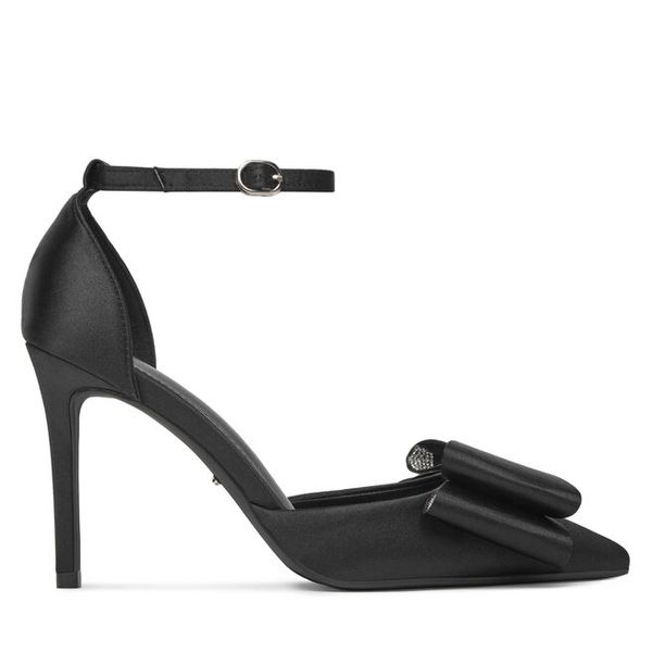 Szpilki DeeZee. Czarne szpilki DeeZee, bez wzorów, bez obcasa. Za 169,99 zł.