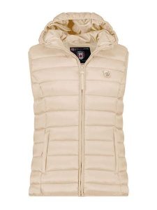 Canadian Peak Kamizelka pikowana "Vakitaleak" w kolorze beżowym rozmiar: M. Brązowe kamizelki Canadian Peak, m, bez wzorów, bez kołnierzyka, bez ramiączek, bez kaptura. Za 152,26 zł.