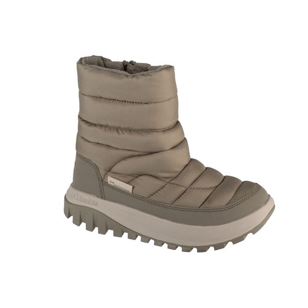Buty zimowe damskie, Snowtrot Mid. Szare buty trekkingowe Columbia, bez zapięcia. Za 399,99 zł.