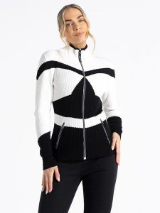 Dare 2b Kardigan "Rocker" w kolorze biało-czarnym rozmiar: S. Białe kardigany Dare 2b, prążkowane. Za 178,37 zł.