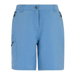 Damskie Spodenki Do Chodzenia Chaska III. Niebieskie szorty Regatta, bez wzorów, sportowe. Za 134,99 zł.
