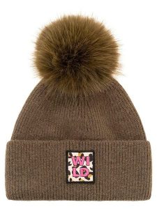 Zwillingsherz Czapka "Wild Leo" w kolorze khaki rozmiar: onesize. Brązowe czapki Zwillingsherz, bez wzorów, z materiału. Za 124,95 zł.
