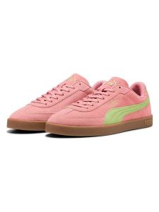 Puma Skórzane sneakersy "Club II Era" w kolorze jasnoróżowo-zielonym rozmiar: 42. Różowe trampki Puma, bez wzorów, bez zapięcia. Za 160,96 zł.