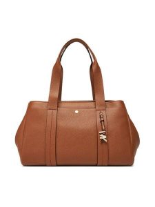 MICHAEL Michael Kors Torebka Romee 30T5G1ZT7L Brązowy. Brązowe kuferki MICHAEL Michael Kors, bez wzorów, ze skóry, bez dodatków. Za 1 099,00 zł.