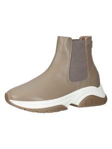Ara Shoes Skórzane sztyblety w kolorze beżowym rozmiar: 39. Brązowe botki Ara Shoes, bez wzorów, bez zapięcia. Za 206,42 zł.