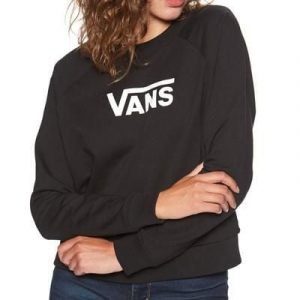 Bluza Vans Flying V Boxy Czarna. Czarne bluzy Vans, bez wzorów, z bawełny, bez kaptura. W wyprzedaży za 148,00 zł.