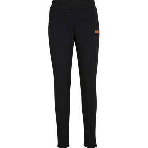 Legginsy na podszewce z polaru baranka. Czarne legginsy bonprix, bez wzorów, z polaru. Za 99,99 zł.