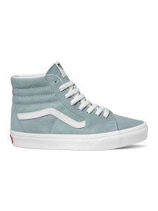 Vans Skórzane sneakersy "SK8-Hi" w kolorze błękitnym rozmiar: 35. Niebieskie trampki Vans, bez wzorów, za kostkę, bez zapięcia. Za 180,49 zł.