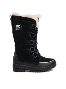 Sorel Śniegowce Torino II Tall NL3489 Czarny. Czarne buty zimowe Sorel, ze skóry, bez obcasa, bez zapięcia. Za 869,99 zł.