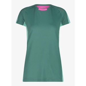 Koszulka szybkoschnąca damska CMP Maila T-Shirt Trail. Zielone koszulki sportowe CMP, bez wzorów, bez ramiączek. Za 125,99 zł.