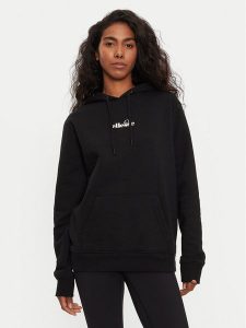 Ellesse Bluza Jazana SGP16460 Czarny Regular Fit. Czarne bluzy Ellesse, bez wzorów, z bawełny, bez kaptura. Za 139,99 zł.