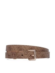 Guess Pasek BW9486 P6420 Brązowy. Brązowe paski Guess, z aplikacjami, ze skóry. Za 194,99 zł.