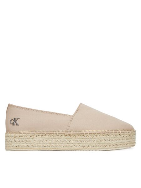 Calvin Klein Jeans Espadryle Flatform Esdparille Mg/Hdw YW0YW01737 Różowy. Czerwone espadryle Calvin Klein Jeans, bez wzorów, z jeansu, bez obcasa. Za 349,99 zł.