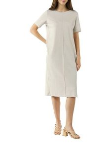 S.Oliver Sukienka w kolorze beżowym rozmiar: 36. Brązowe sukienki s.Oliver, na co dzień, s, bez wzorów, bez kołnierzyka, bez ramiączek, midi, proste. Za 187,99 zł.