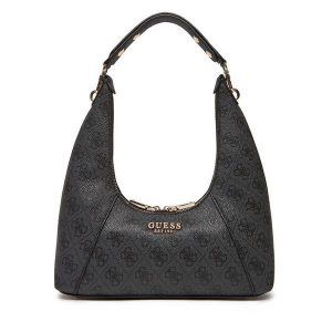 Torebka Guess. Szare torebki klasyczne Guess, z aplikacjami, bez dodatków. Za 349,99 zł.