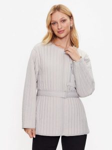 Calvin Klein Kurtka przejściowa K20K205505 Szary Regular Fit. Szare kurtki Calvin Klein, xxl, bez wzorów, z syntetyku, bez kaptura. Za 599,99 zł.