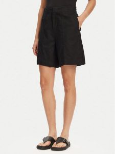 Calvin Klein Jeans Bermudy J20J225219 Czarny Relaxed Fit. Czarne szorty Calvin Klein Jeans, bez wzorów, z bawełny. Za 219,99 zł.