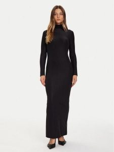 Guess Sukienka codzienna O5BK02 KCDE0 Czarny Slim Fit. Czarne kombinezony Guess, s, z aplikacjami, z syntetyku, bez kołnierzyka, bez ramiączek. Za 399,99 zł.