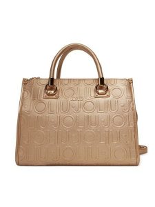 Liu Jo Torebka Ecs M Satchel AF5008 E0538 Złoty. Żółte torebki klasyczne Liu Jo, bez wzorów, ze skóry, bez dodatków. Za 609,99 zł.