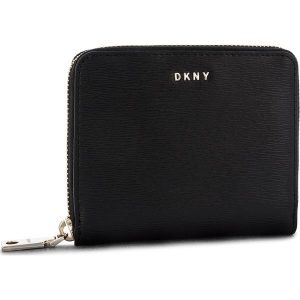 Duży Portfel Damski DKNY - Bryant Sm Zip Around R8313656 Blk/Gold BGD. Portfele marki DKNY. W wyprzedaży za 289,00 zł.
