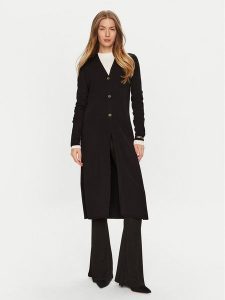 TWINSET Kardigan 241TP3393 Czarny Regular Fit. Czarne kardigany Twinset, z wiskozy. Za 579,99 zł.