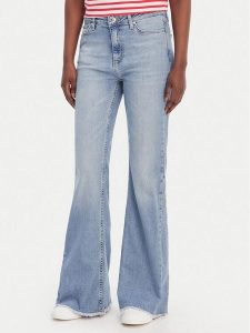 JOOP! Jeans Jeansy Milena-Oh 30102869 Niebieski Bootcut Fit. Niebieskie jeansy Joop! Jeans, bez wzorów, z bawełny. Za 629,99 zł.
