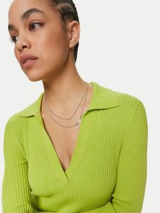 Patrizia Pepe Naszyjnik 8J1059/M009-J3AG Srebrny. Szare naszyjniki Patrizia Pepe, srebrne. Za 309,99 zł.