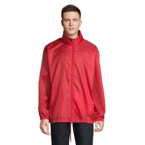 Kurtka Wiatrówka Unisex Dla Dorosłych. Czerwone kurtki SOL'S, s, bez wzorów, bez kaptura. Za 72,99 zł.