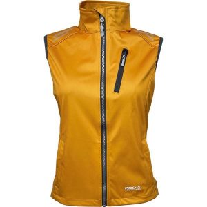 Damska wodoodporna kurtka softshell Pro-X Elements Hanna. Żółte kurtki PRO-X ELEMENTS, bez wzorów, z softshellu, bez kaptura. Za 335,00 zł.