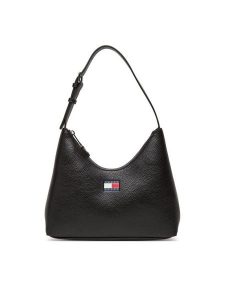 Tommy Jeans Torebka Tjw Must Shoulder Bag AW0AW17548 Czarny. Czarne torebki klasyczne Tommy Jeans, bez wzorów, z jeansu, bez dodatków. Za 329,99 zł.