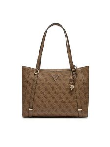 Guess Torebka HWESG9 51023 Beżowy. Brązowe torebki klasyczne Guess, z aplikacjami, ze skóry, bez dodatków. Za 539,99 zł.